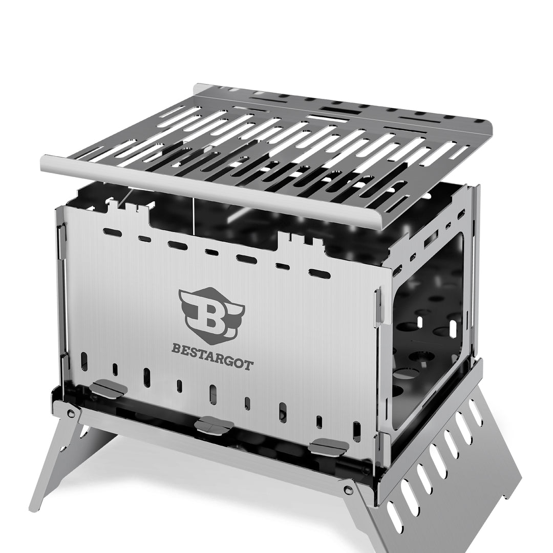 Camping Charcoal Grill, Design portatile