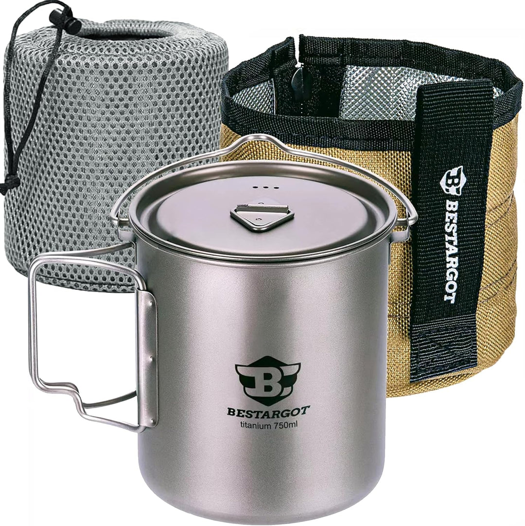 Ti-t-tob de 750 ml Backpacker avec porte-tasse isolée