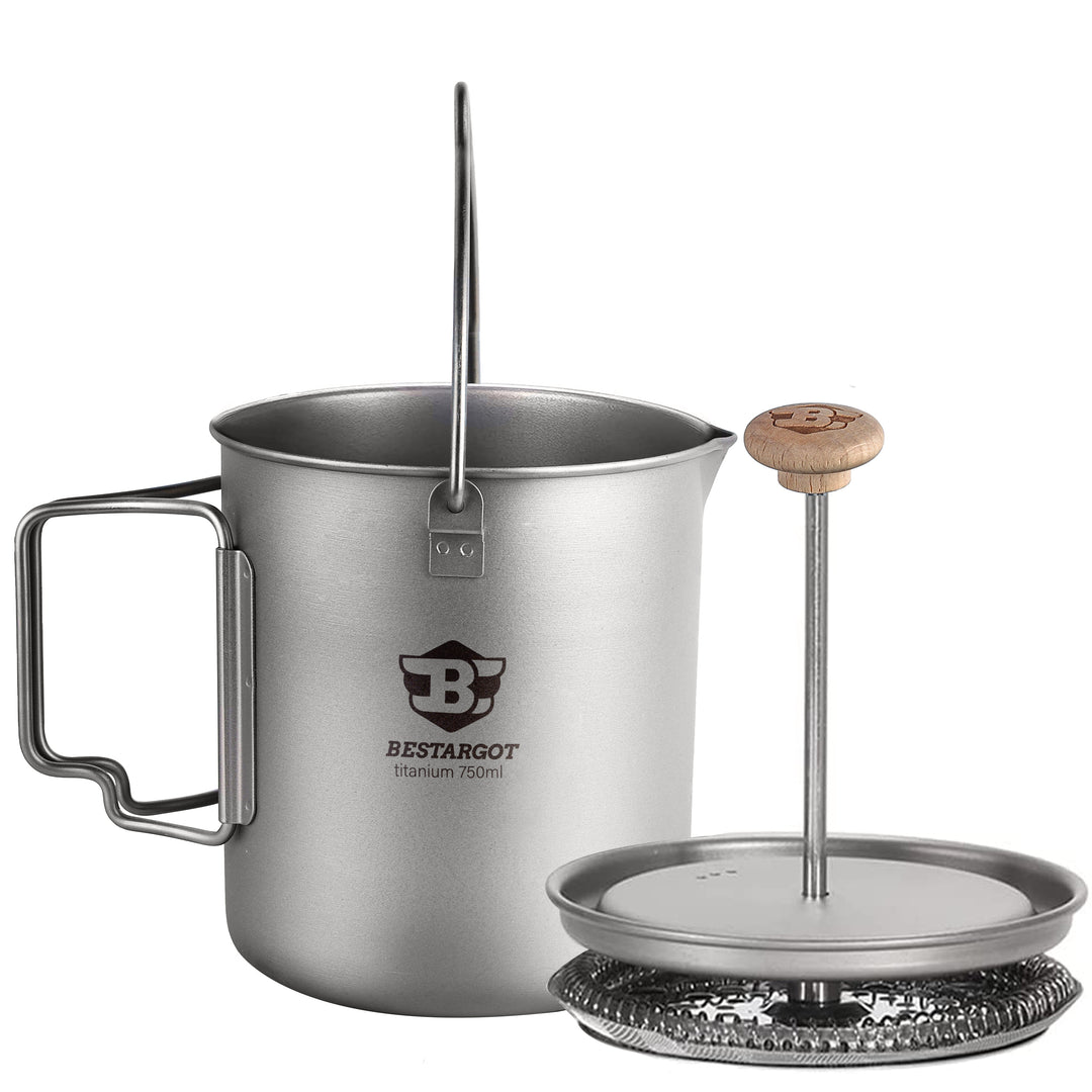 Camping Titanium French Press Cafetière