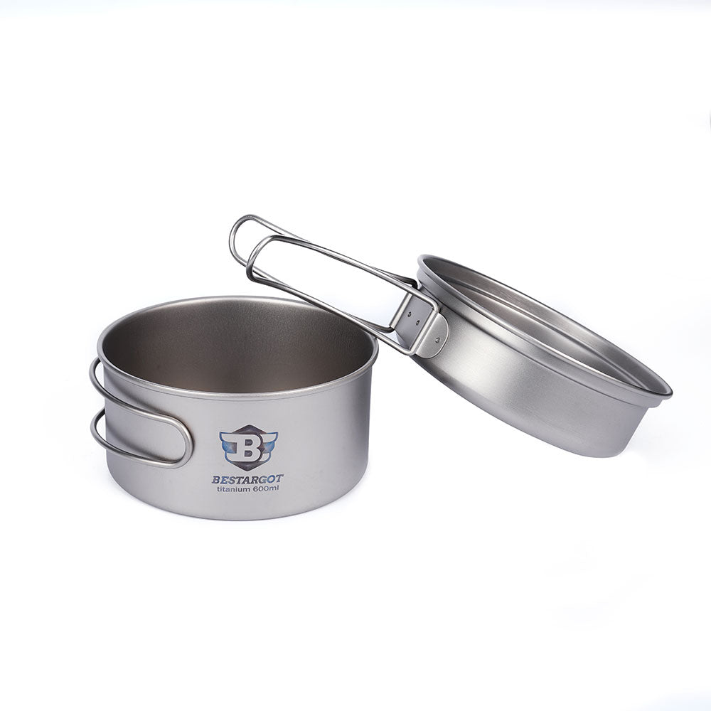 Bestargot Titanium Backpacking Multi Functional Cookware