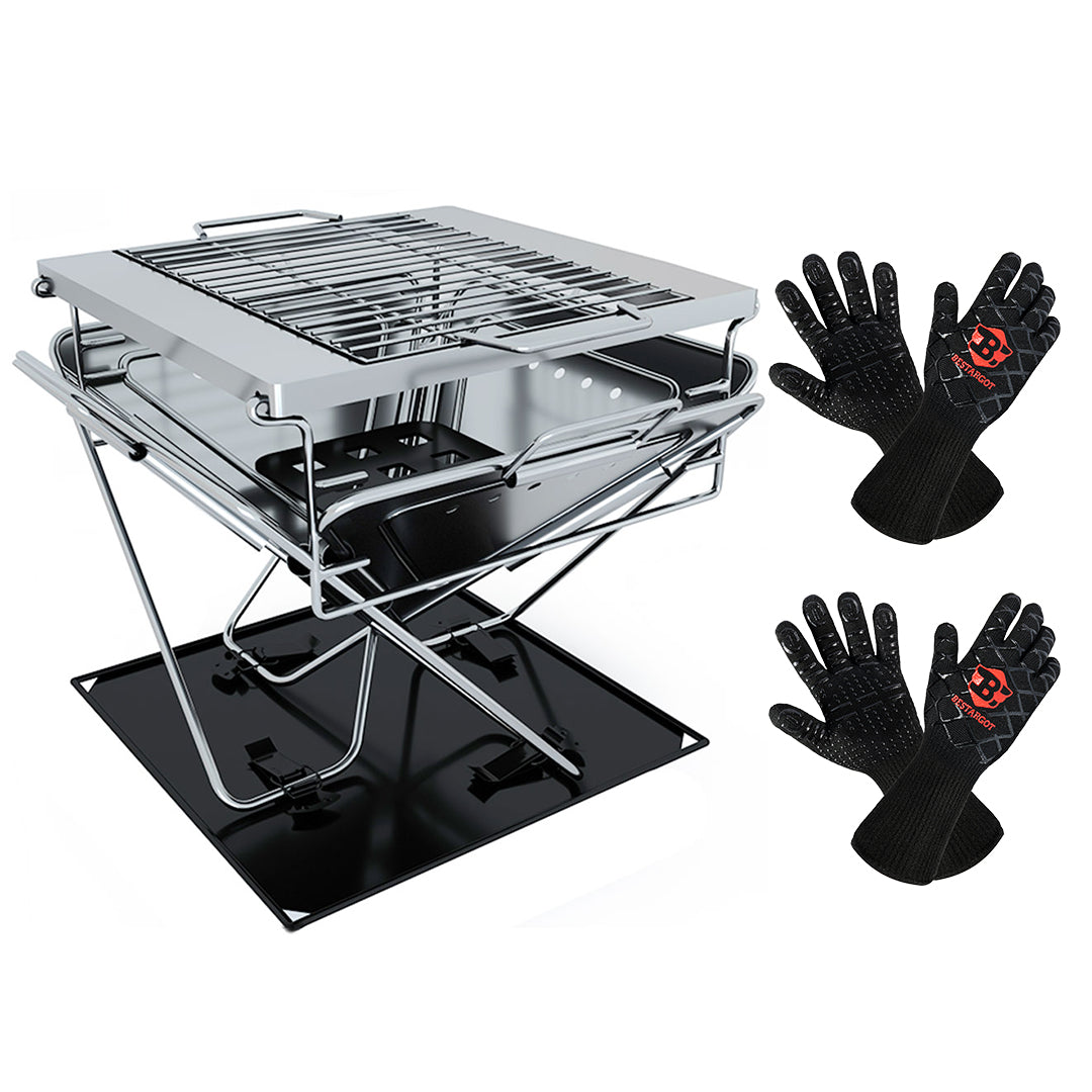 Takibi Fire & Grill - Grills with BBQ Gloves